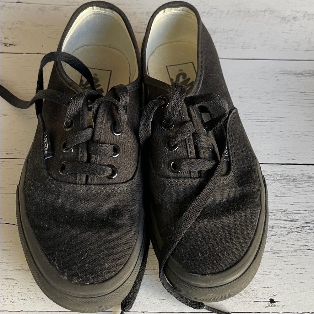 Vans Classic Black Canvas Shoes women’s 5.5 men’s 4